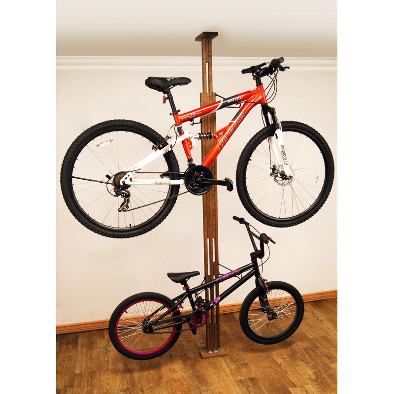 Gear Up Inc. Signature Series 2 Bike Oakrak Floor to Ceiling Mounted